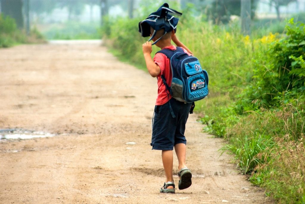 Le chemin de l'école